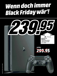 MediaMarkt Black Friday Playstation