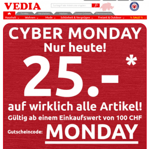 Cyber Monday Vedia