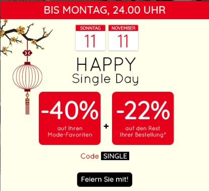 Singles Day bei LaRedoute